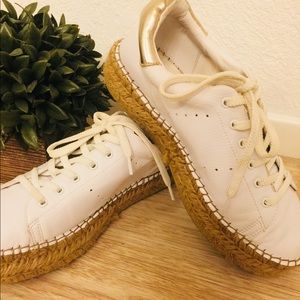 STEVE MADDEN Peck sz 7 White Espadrilles